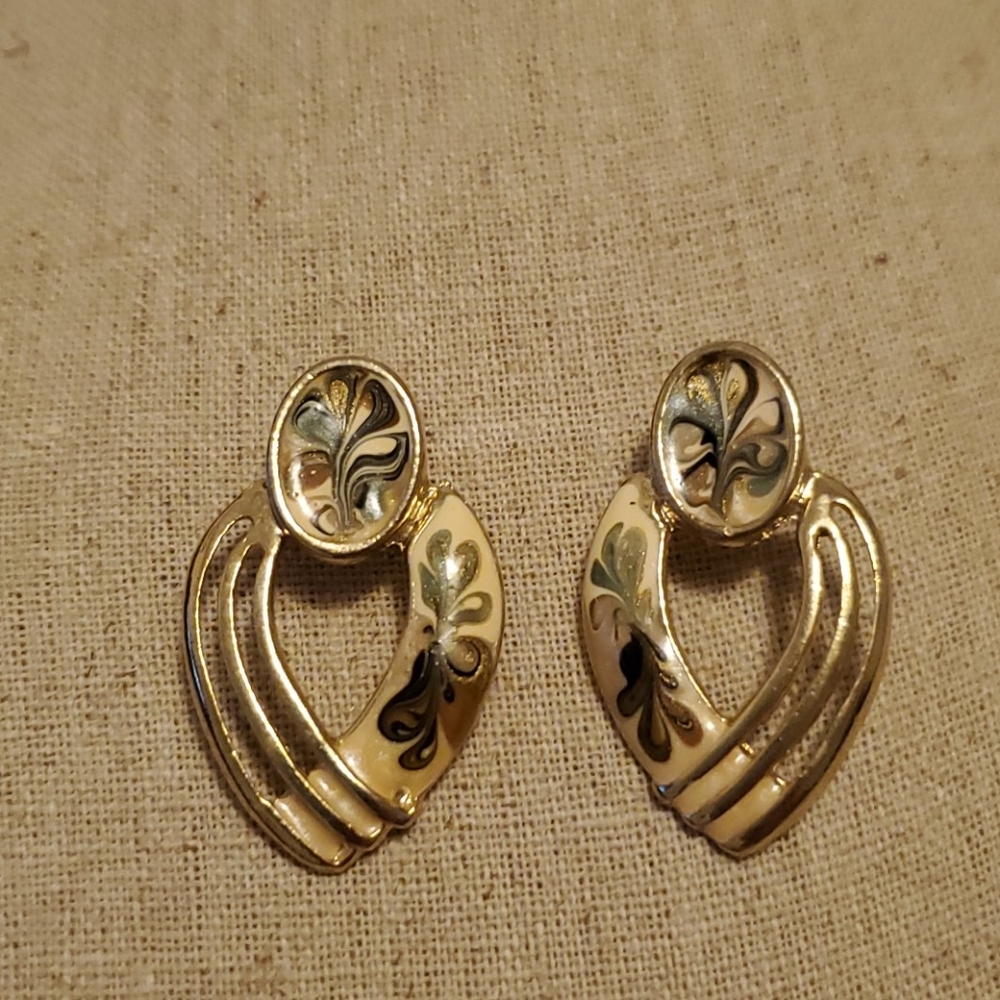 Gold Tone Earrings